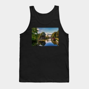 Narrowboat at West Mills Newbury Tank Top